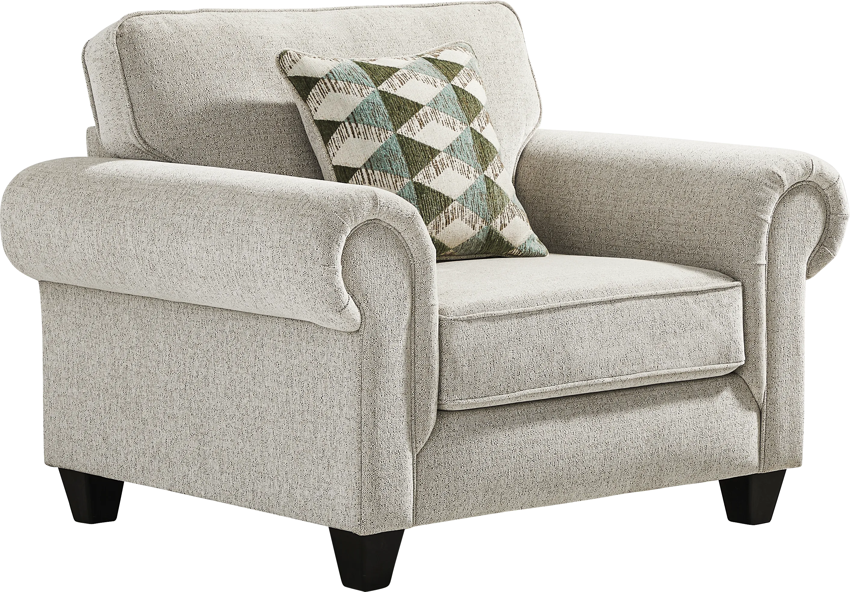 Hathaway Beige Chair - Thumbnail - Image 1