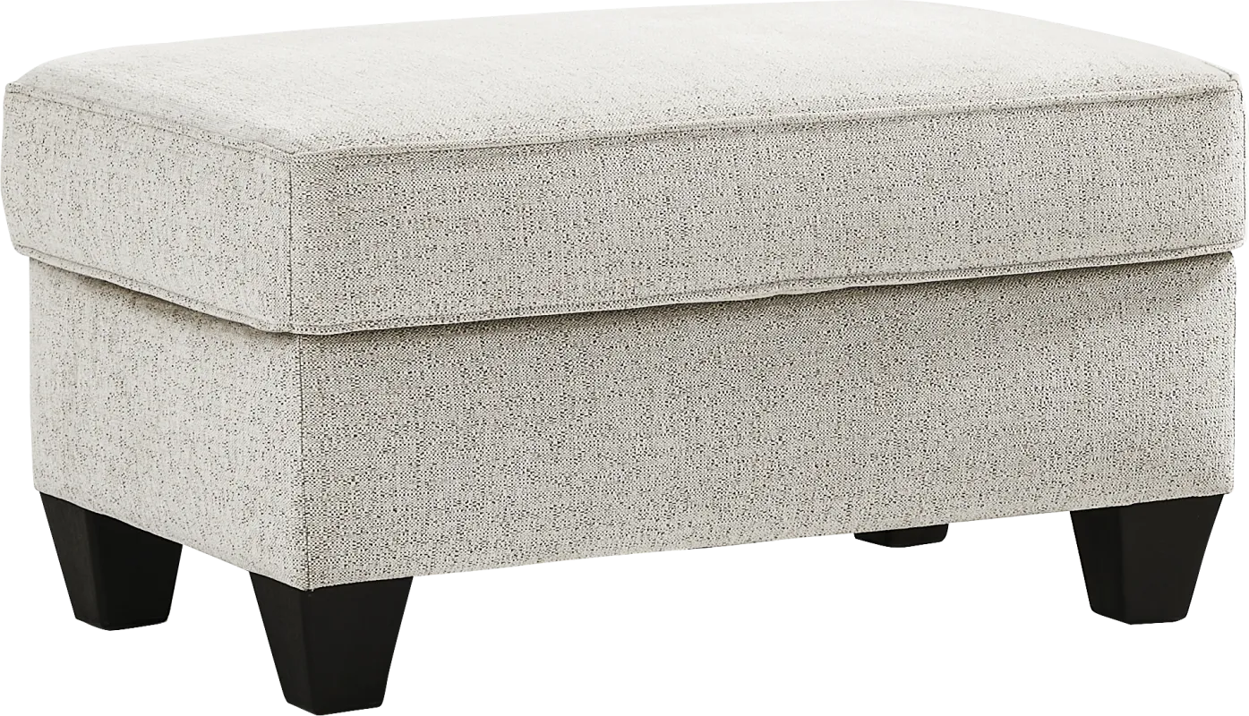 Hathaway Beige Ottoman