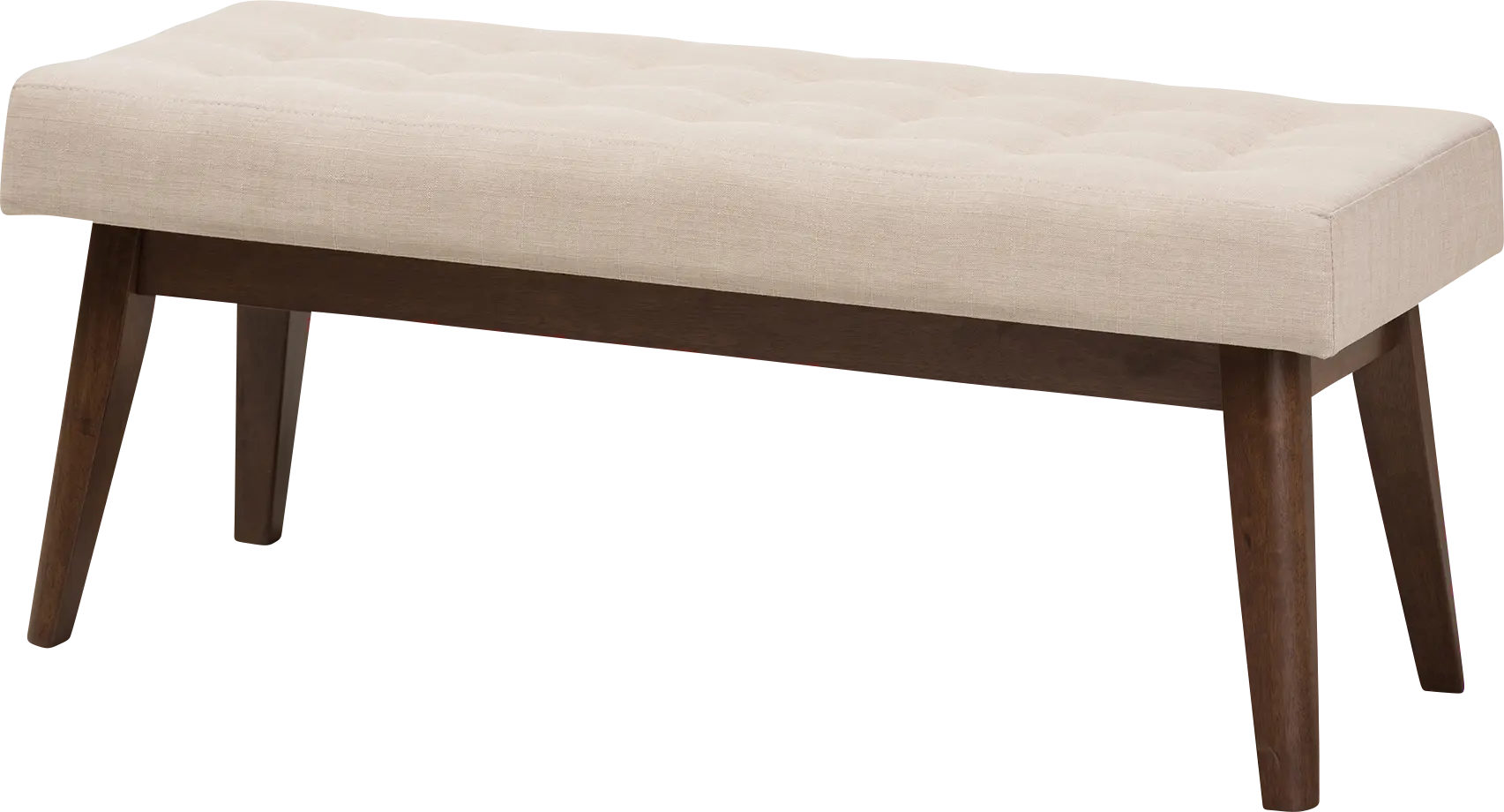 Marshead Beige Accent Bench