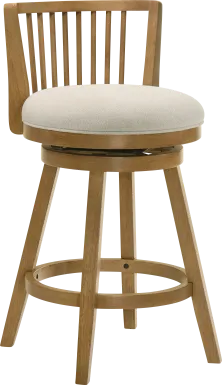 Cragy II Brown and Ivory Barstool