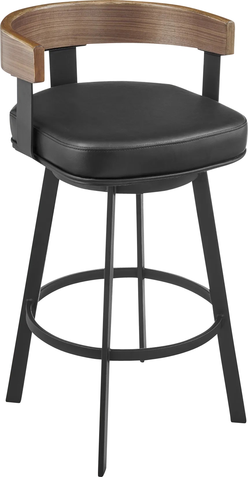 Shadefly II Black and Brown Counter Height Stool - Image 1