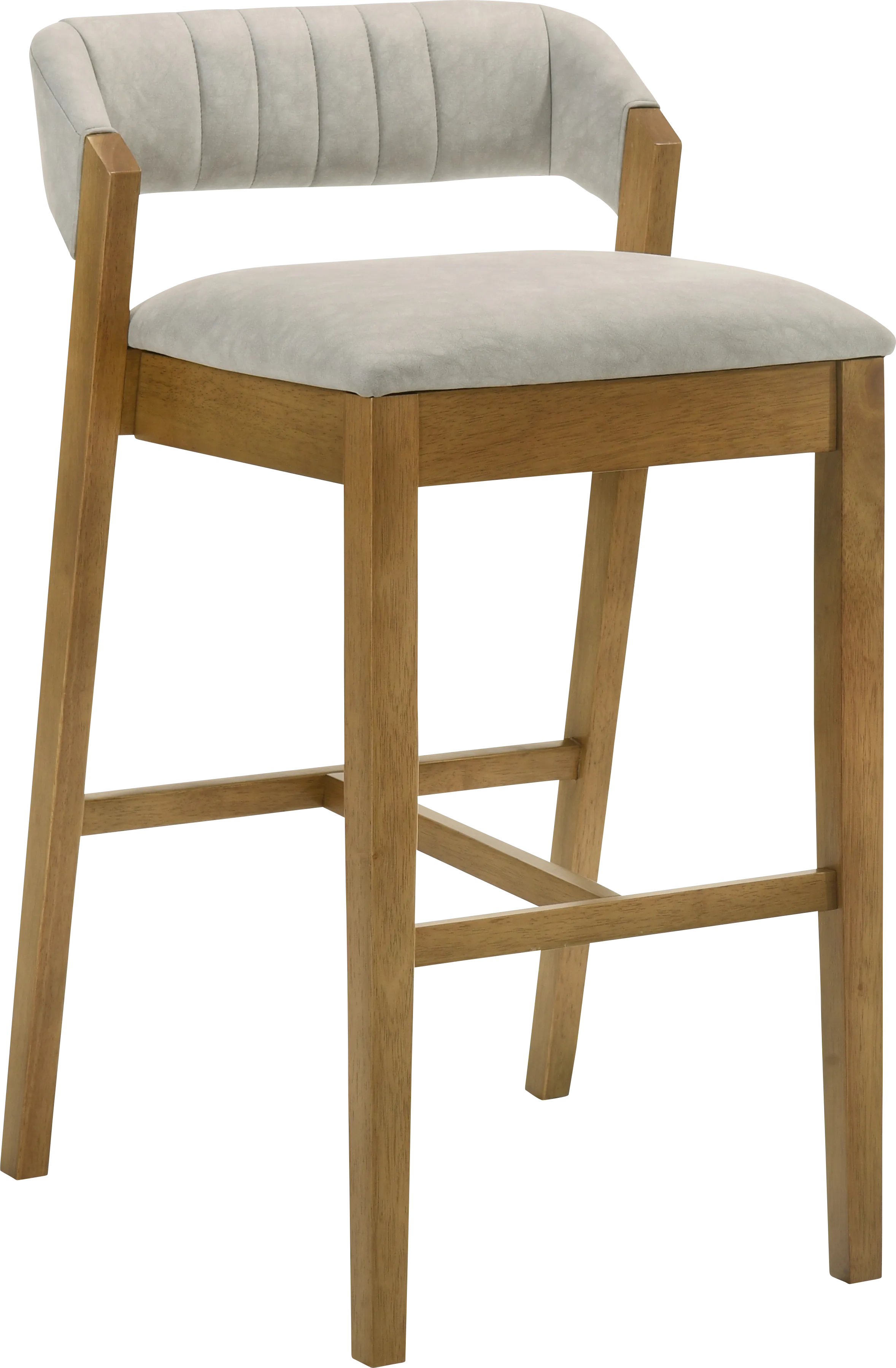 Worldwood II Brown and Gray Barstool - Thumbnail - Image 1