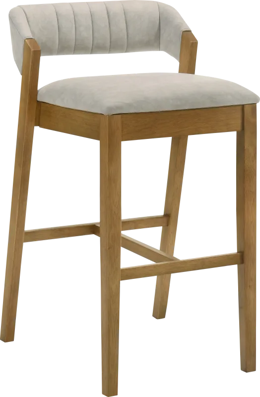 Worldwood II Brown and Gray Barstool