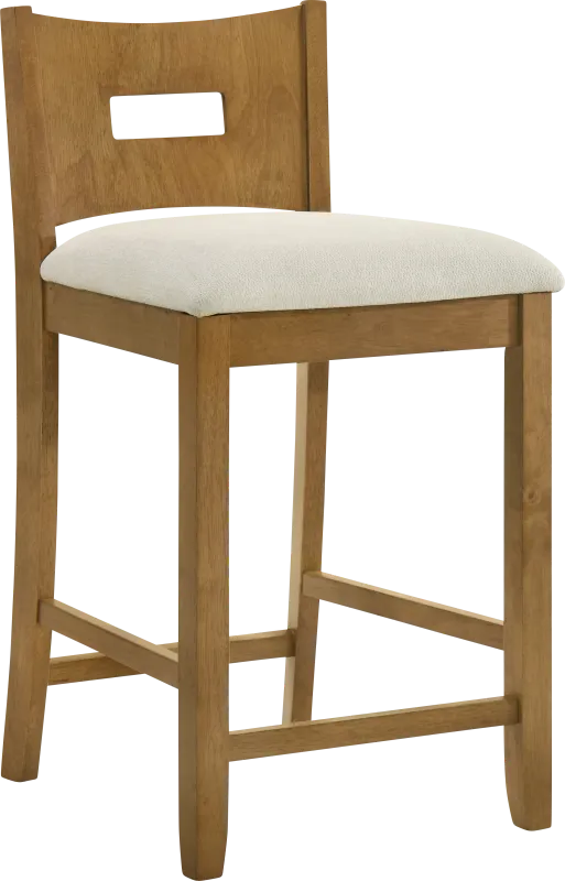 Greensys II Brown and Ivory Barstool