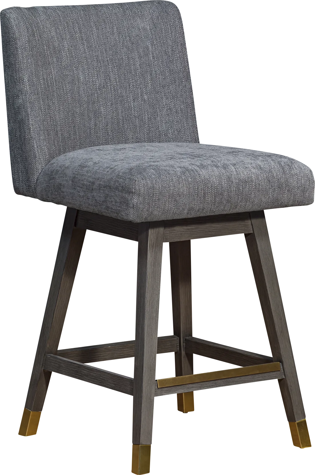 Voidsys I Gray Counter Height Stool - Thumbnail - Image 1