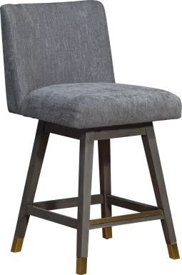 Voidsys I Gray Counter Height Stool