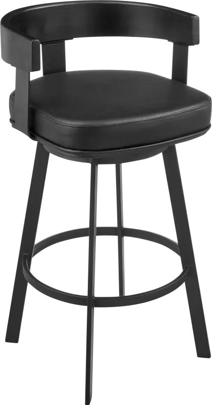 Shadefly I Black Counter Height Stool