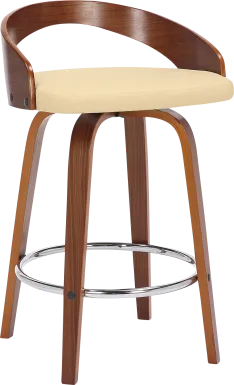 Pearllight Cream Counter Height Stool