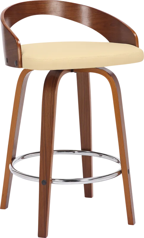 Pearllight Cream Counter Height Stool