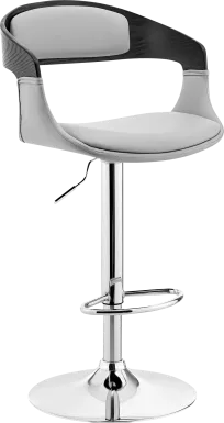 Whizystems II Gray Barstool