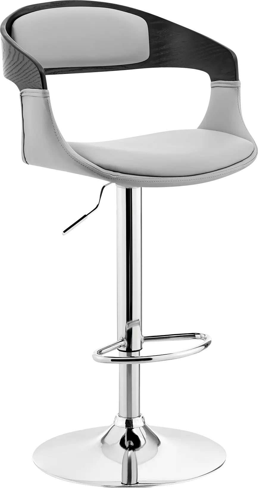 Whizystems II Gray Barstool