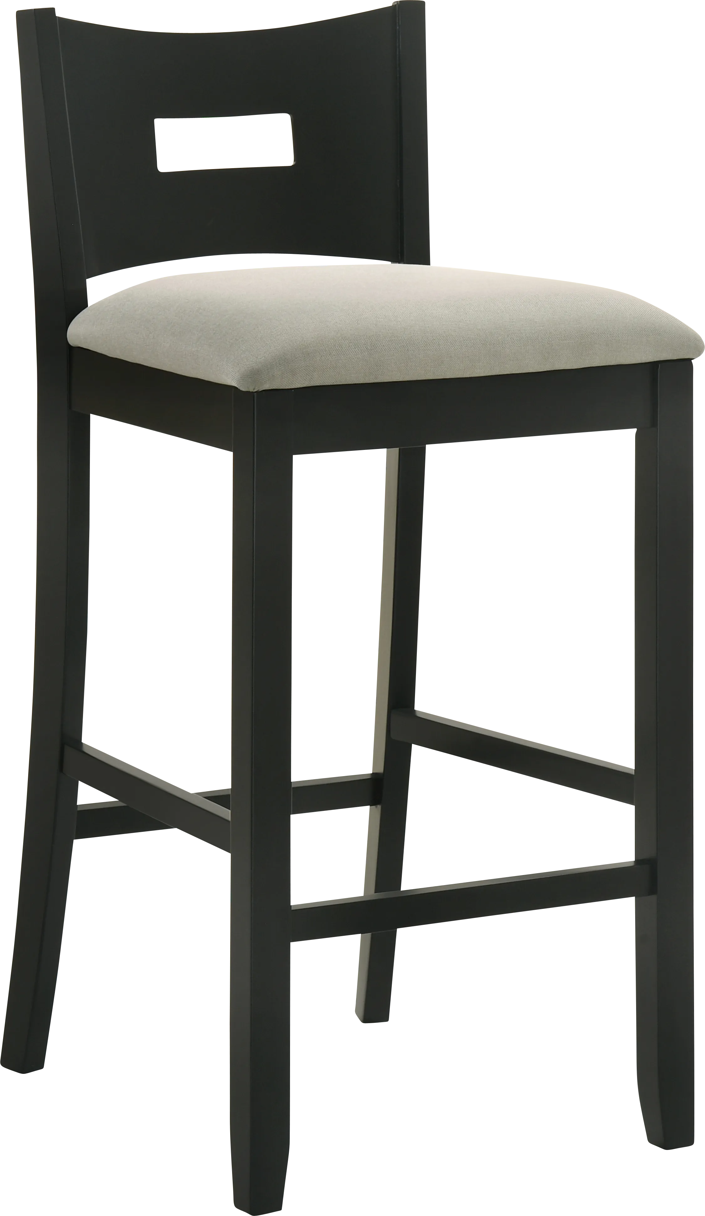Greensys I Black and Beige Barstool - Thumbnail - Image 1