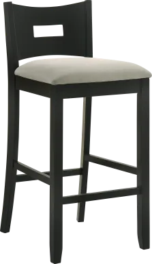 Greensys I Black and Beige Barstool