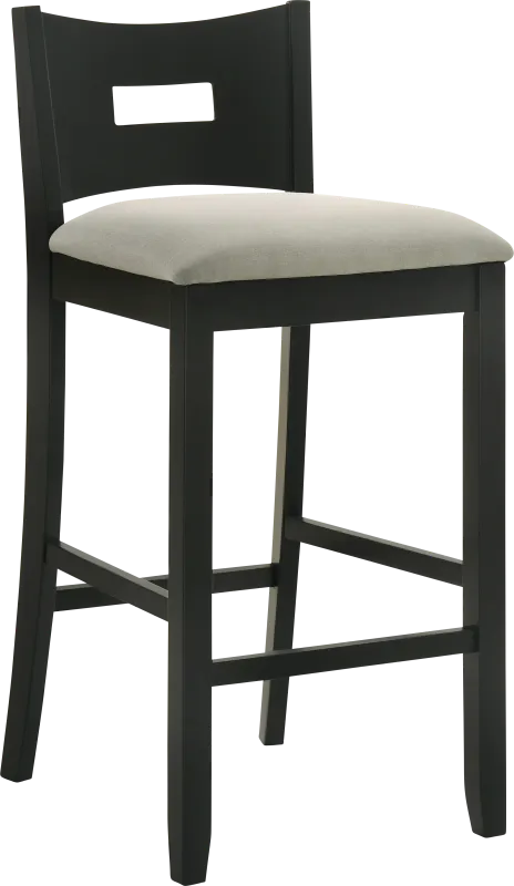 Greensys I Black and Beige Barstool