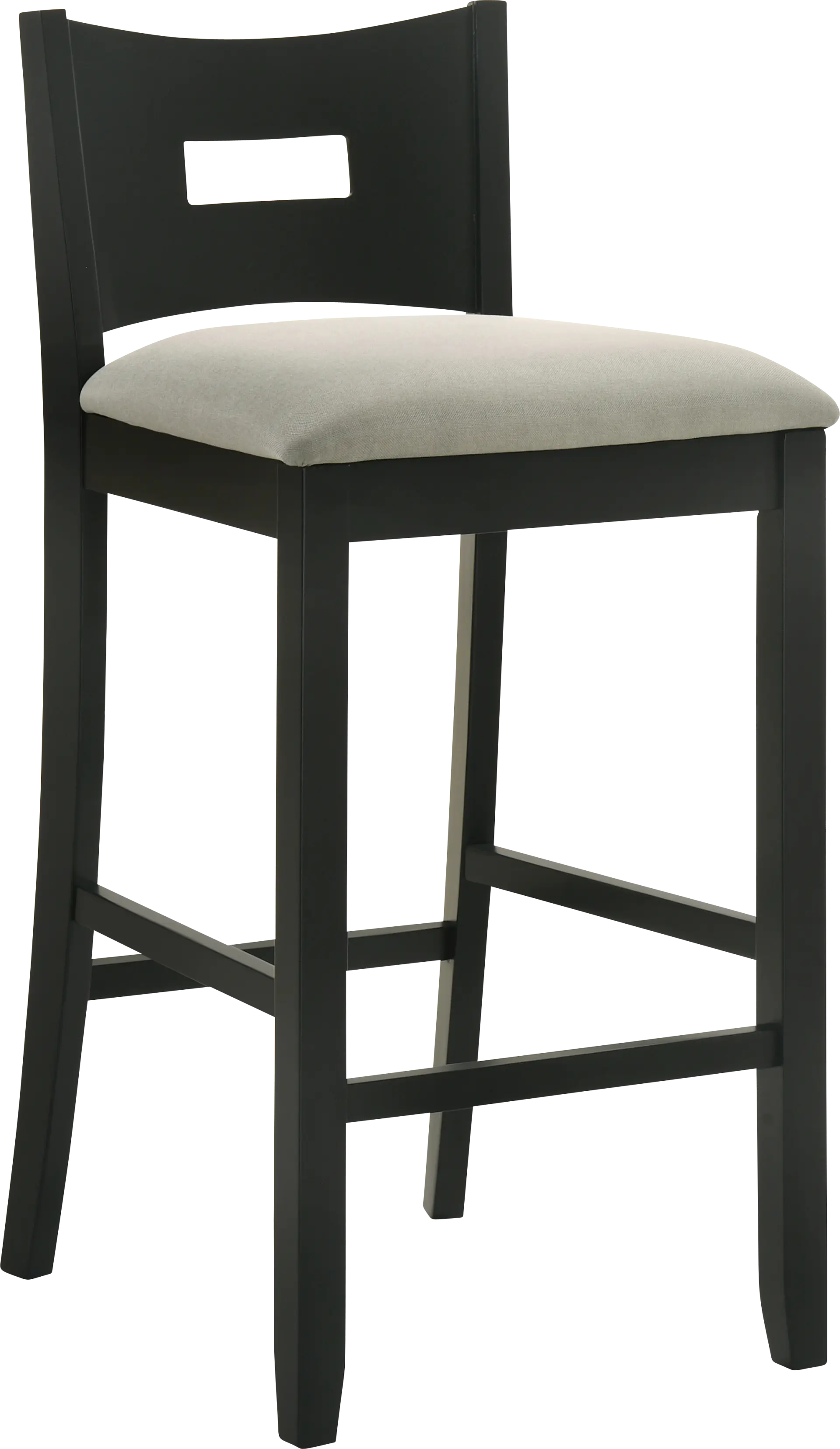 Greensys I Black and Beige Counter Height Stool
