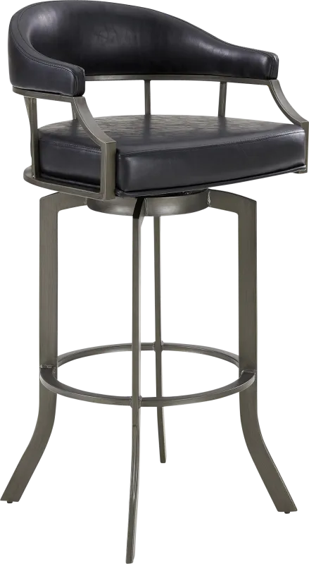 Bulltales Black Counter Height Stool