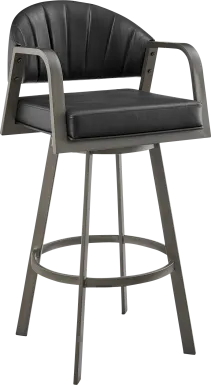 Nightwater Black Barstool