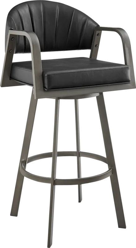 Nightwater Black Barstool