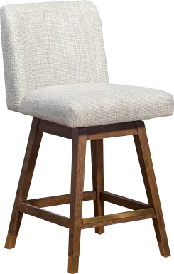 Voidsys II Beige Counter Height Stool