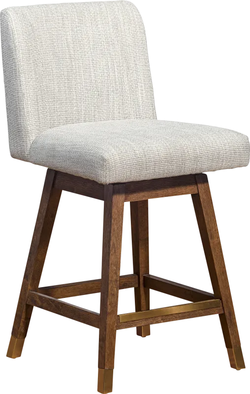 Voidsys II Beige Counter Height Stool