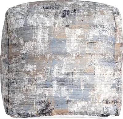 Idrisal Light Blue Pouf
