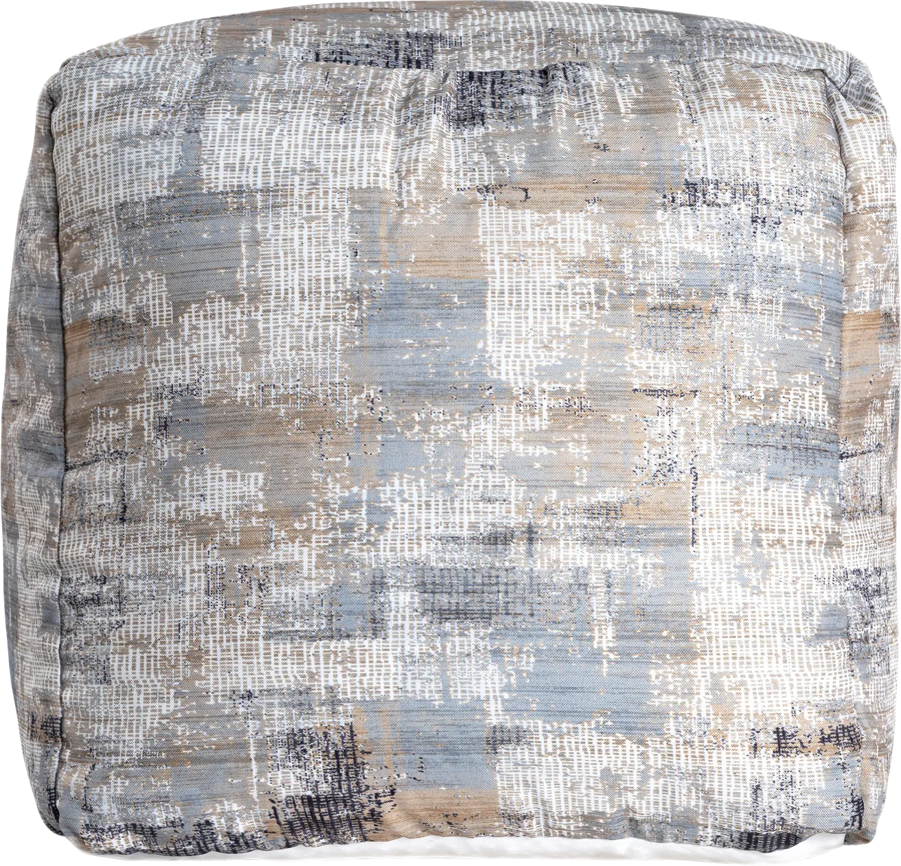 Idrisal Light Blue Pouf - Image 1