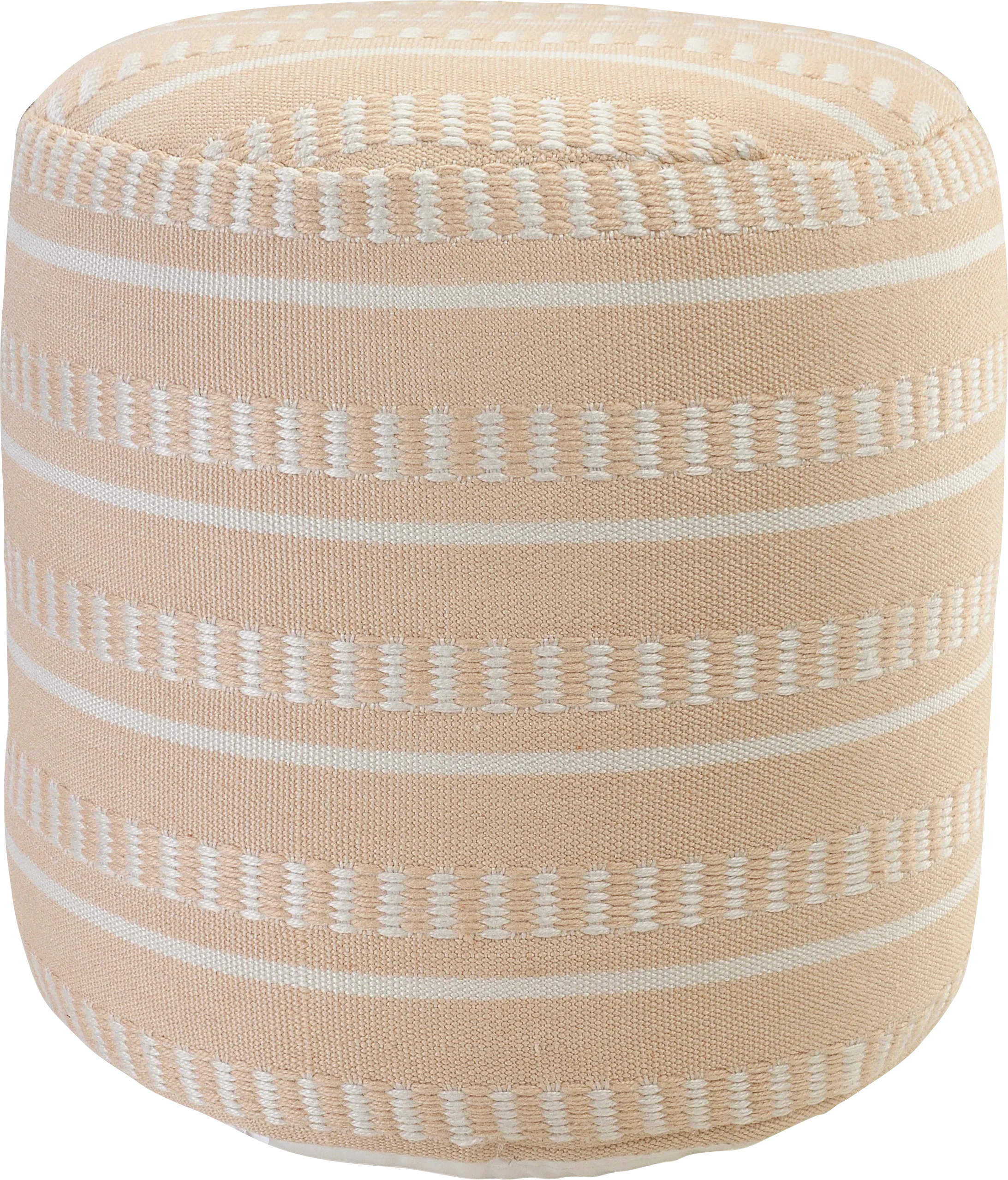 Votval Peach Indoor/Outdoor Pouf - Thumbnail - Image 1