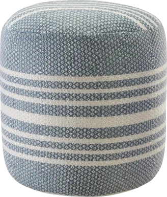 Drifthug Blue Indoor/Outdoor Pouf
