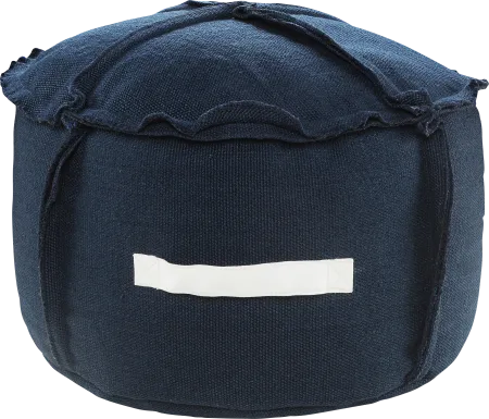 Saildale Navy Indoor/Outdoor Pouf