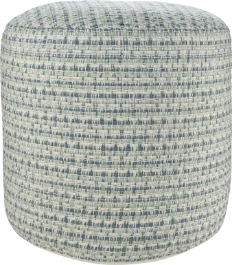 Briville Blue/Green Indoor/Outdoor Pouf