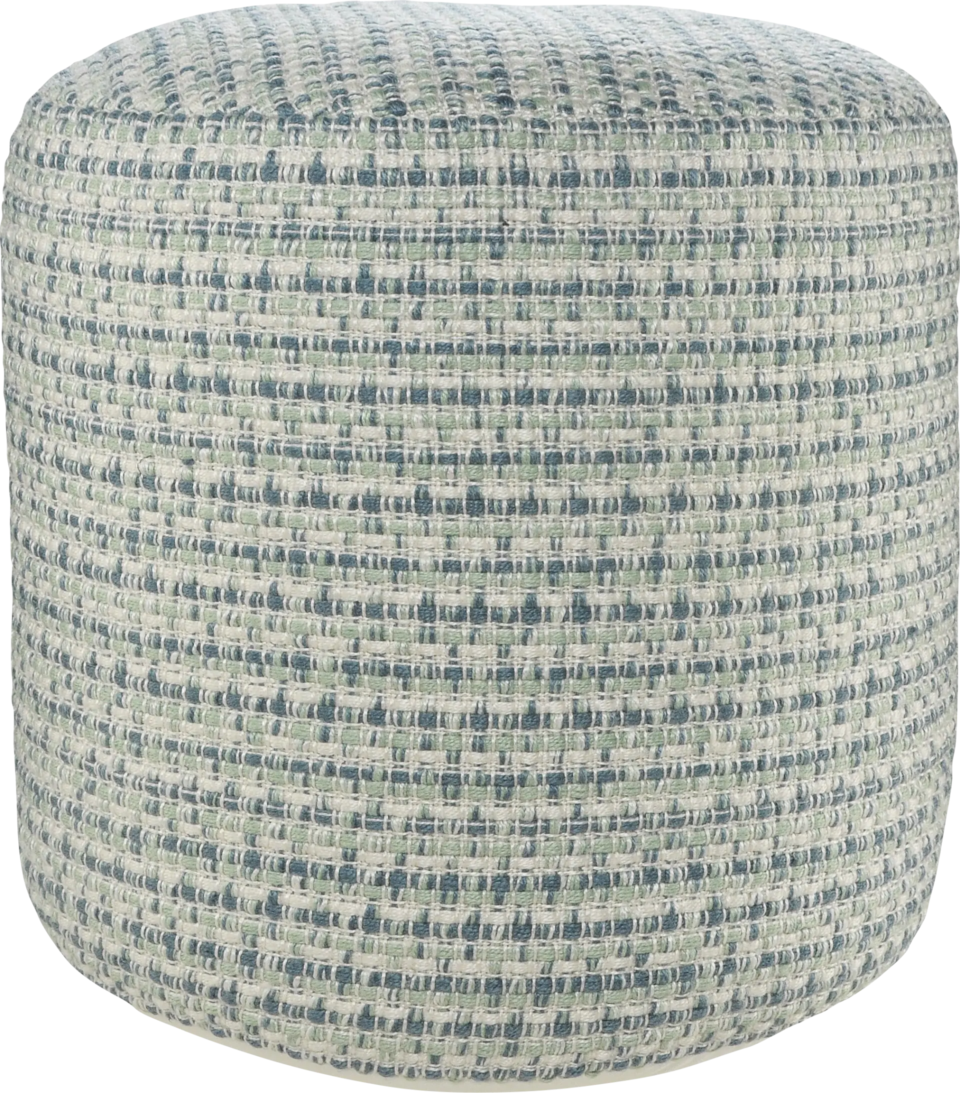 Briville Blue/Green Indoor/Outdoor Pouf