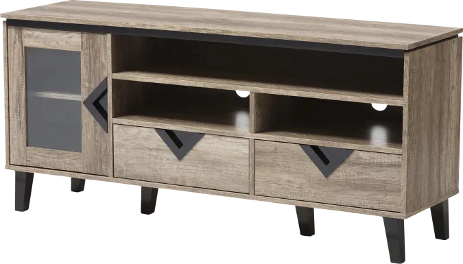 Pinkshade Light Brown 56 in. Console