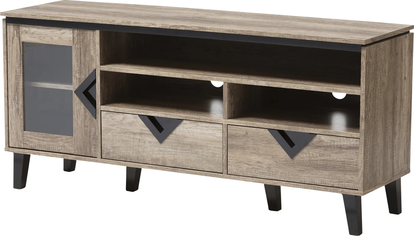 Pinkshade Light Brown 56 in. Console