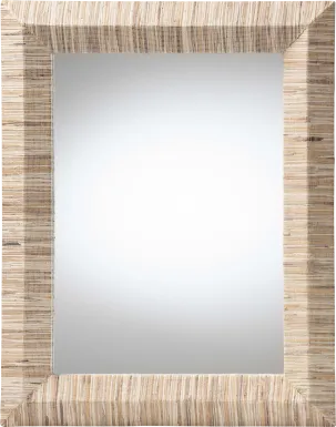 Wolfgate Light Brown Rectangle Mirror