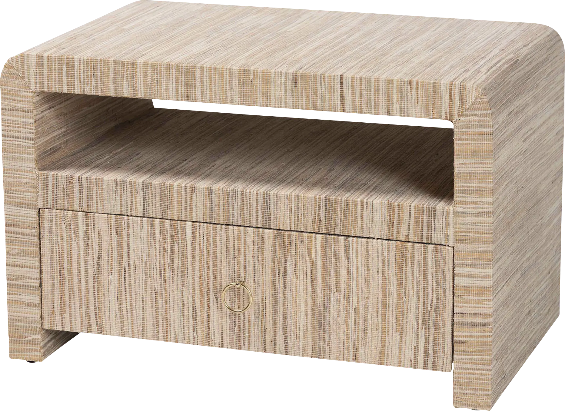 Mazehive Light Brown Nightstand