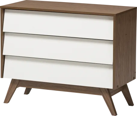 Stormtime White and Brown Chest