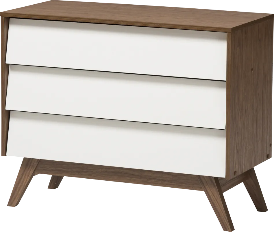 Stormtime White and Brown Chest