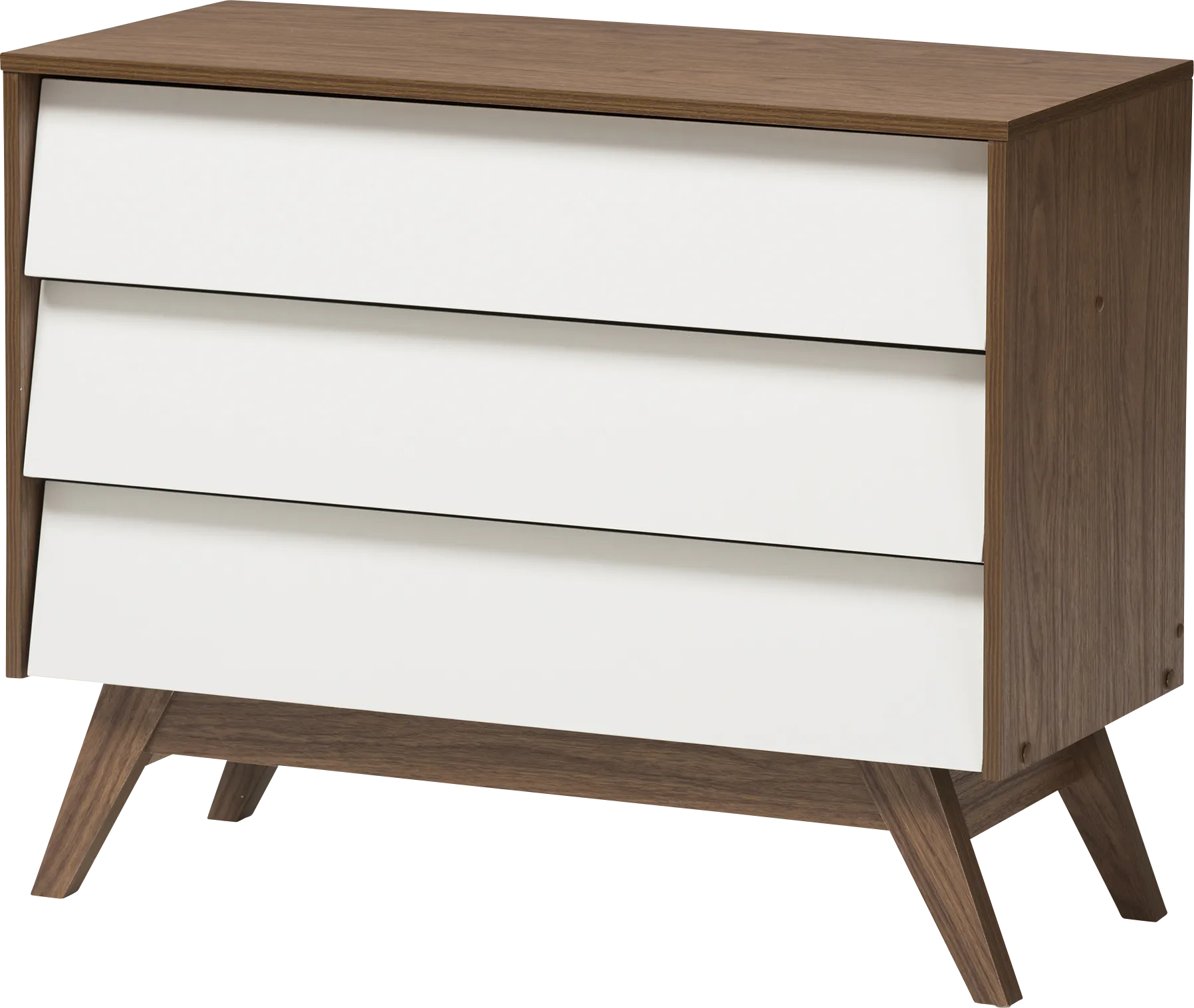 Stormtime White and Brown Chest - Image 1