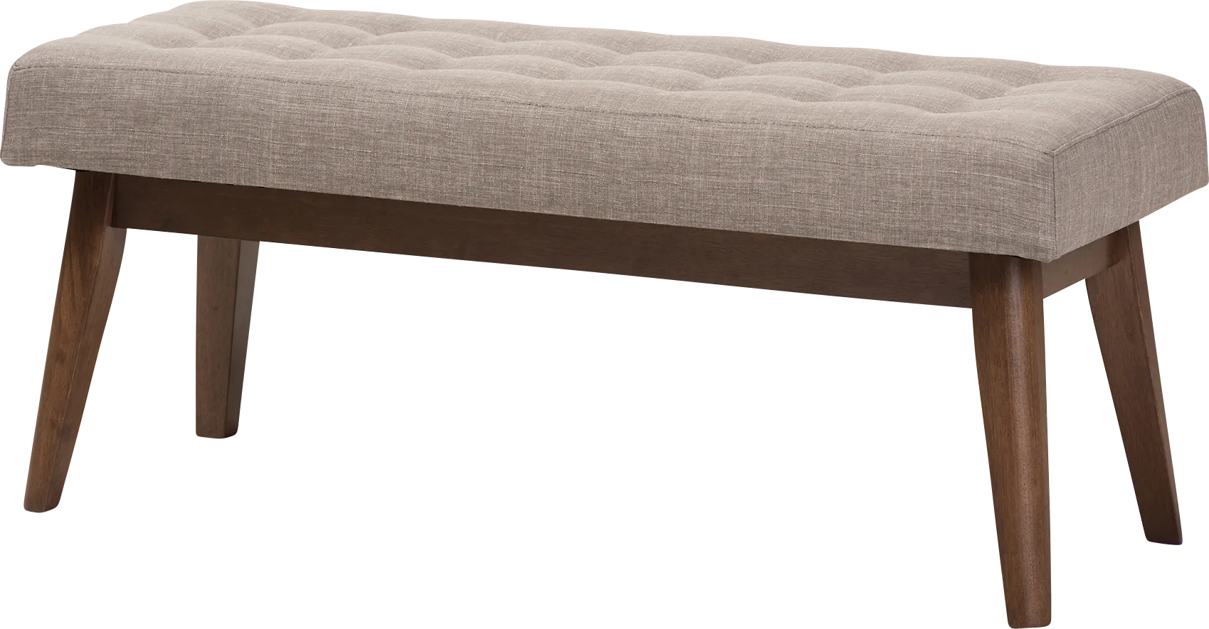 Marshead Light Gray Accent Bench - Image 1