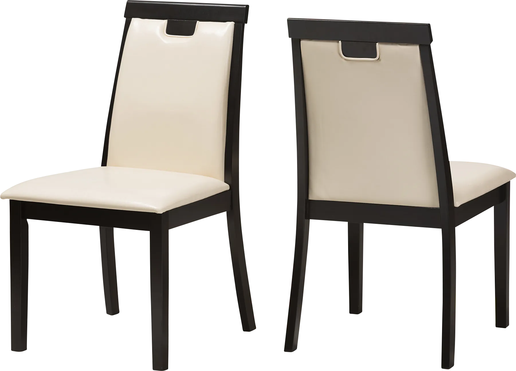 Globeshade Beige Dining Chair, Set of 2 - Image 1