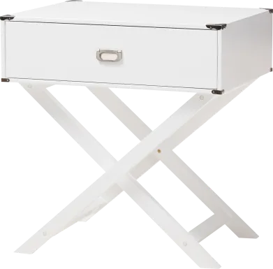 Tidustries White End Table