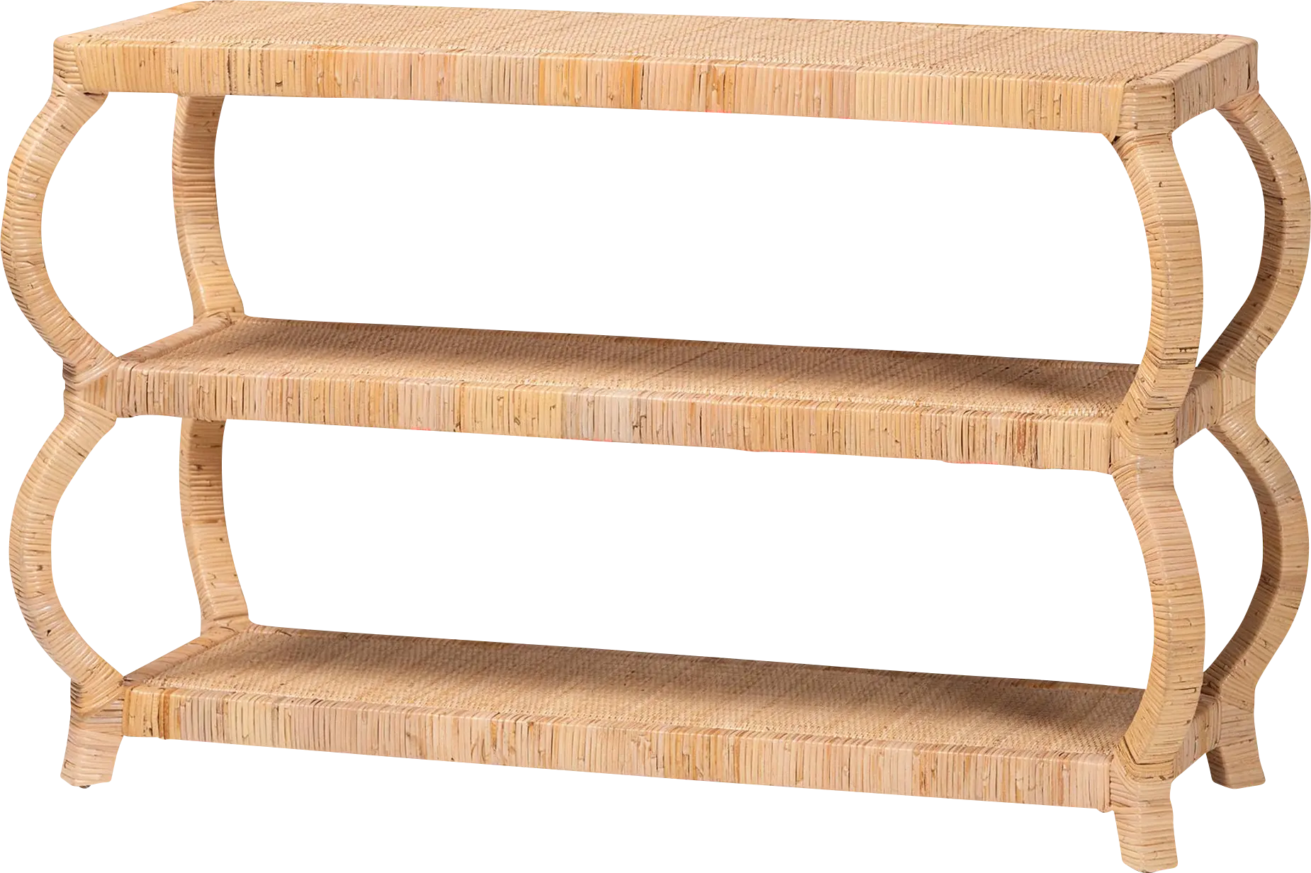 Ridgefly Light Brown Console Table