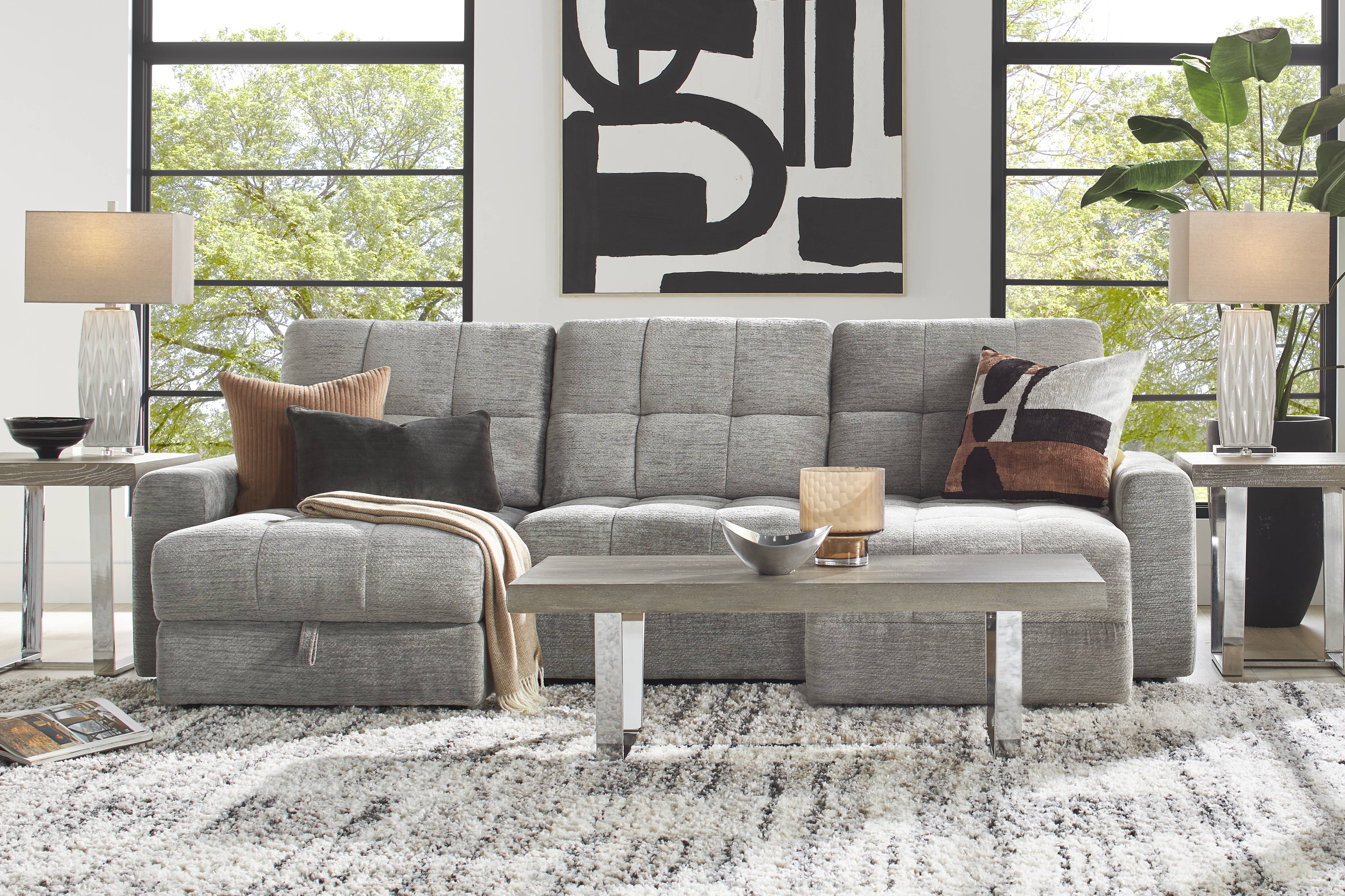 Meriwether Gray 3 Pc Power Slider Sectional - Thumbnail - Image 2