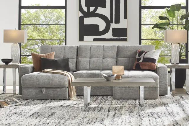 Meriwether Gray 3 Pc Power Slider Sectional - Thumbnail - Image 4