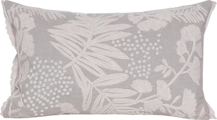 Fluxroot Beige Lumbar Pillow