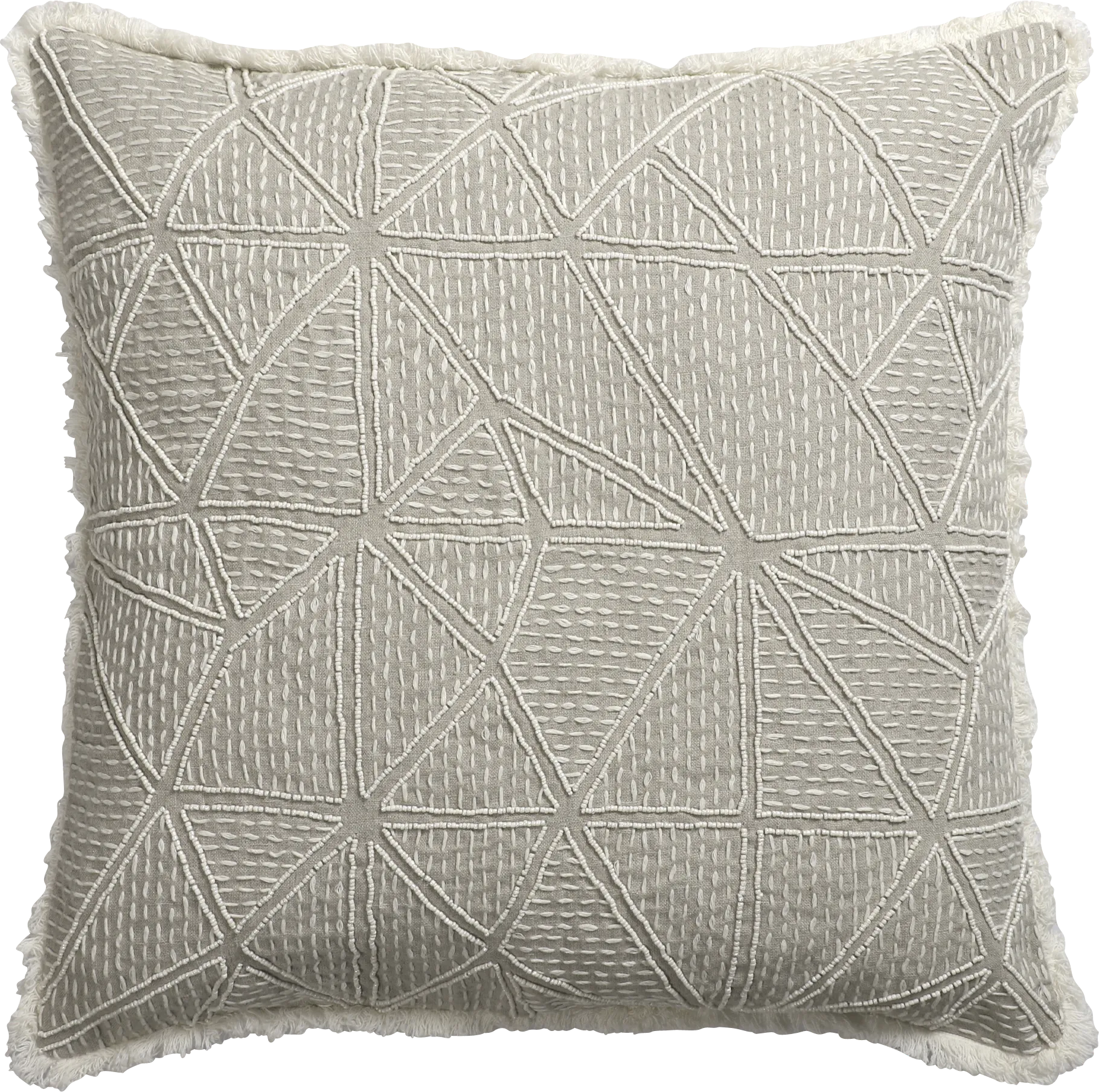 Lassree Ivory Accent Pillow - Thumbnail - Image 1