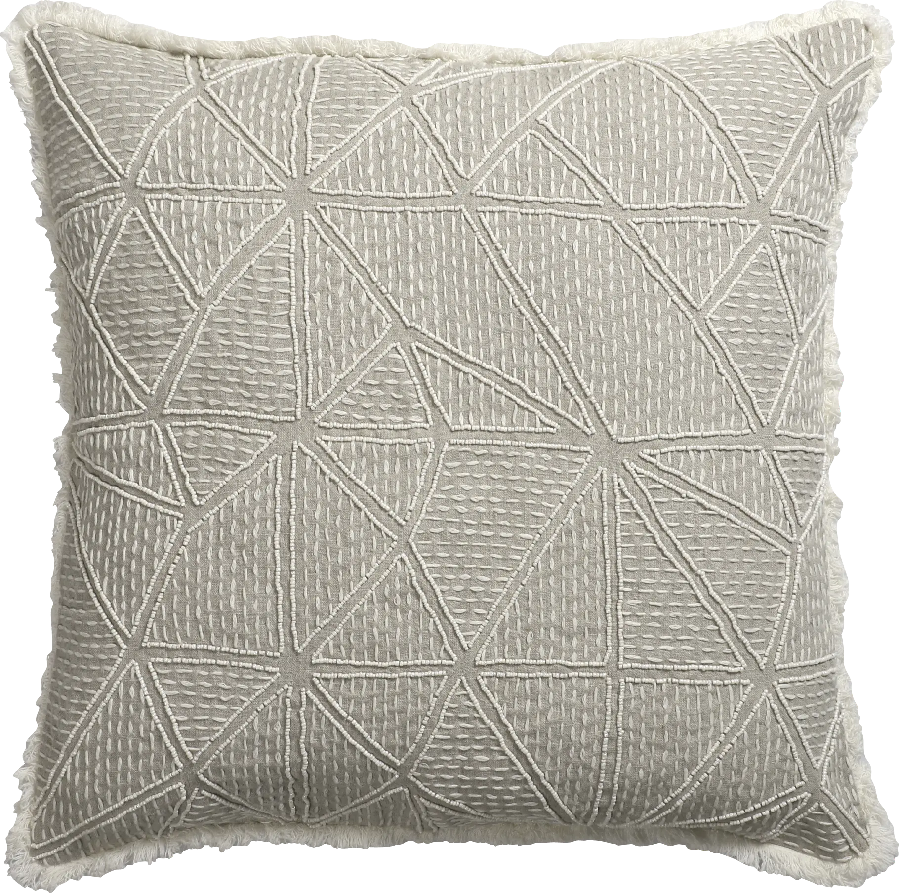 Lassree Ivory Accent Pillow