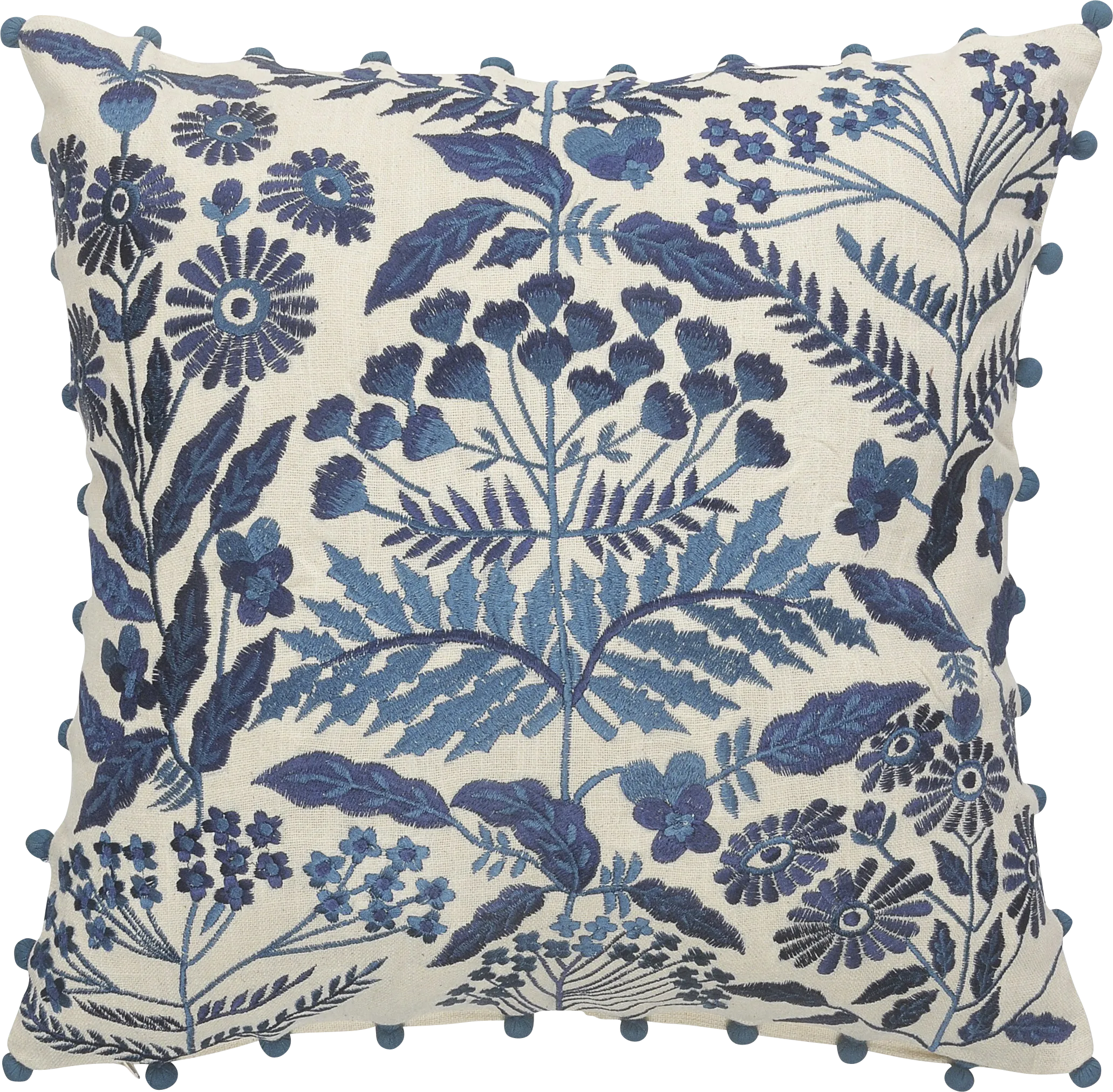 Lisan Blue Accent Pillow - Thumbnail - Image 1