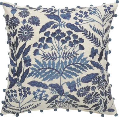 Lisan Blue Accent Pillow