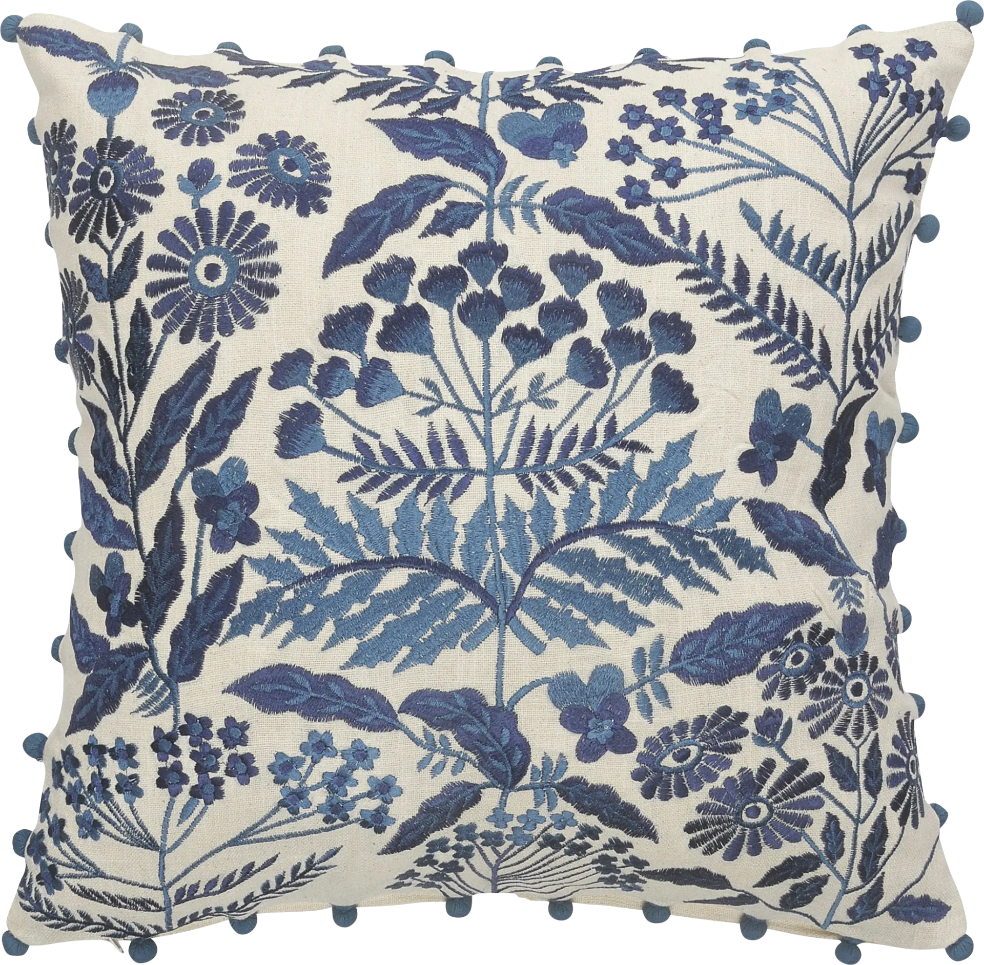 Lisan Blue Accent Pillow - Image 1